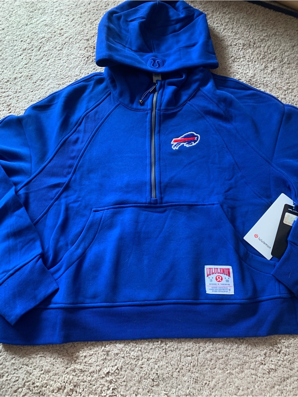 Women’s Lululemon x NFL Buffalo Bills Blue Hoodie - size XL/XXL